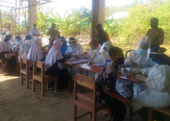 Jalani Rapid Test, 349 Santri dan Pengasuh Pondok Al Hijrah Karangasri Dinyatakan Non-Reaktif