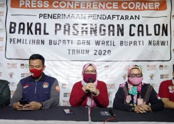 KPU Ngawi Sampaikan Tidak Ada Pendaftar Baru dalam Masa Perpanjangan Waktu Penerimaan Peserta Pilkada 2020