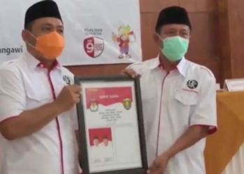 Calon Tunggal Ony-Antok Menempati Posisi Sebelah Kiri dalam Kartu Suara Pilkada 2020