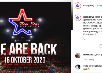 Bioskop NSC Ngawi Kembali Dibuka 16 Oktober 2020