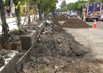 Pemkab Ngawi Optimis Pekerjaan Pembangunan Sentra PKL Yos Sudarso Bisa  Selesai Tepat Waktu