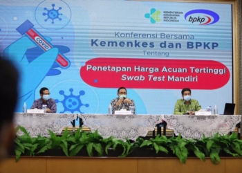 Batas Tarif Tertinggi Swab Test Mandiri Rp 900 Ribu Sesuai Edaran Kemenkes RI