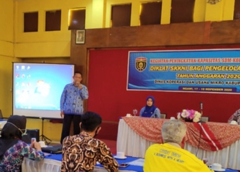 Dinas Koperasi dan Usaha Mikro Kabupaten Ngawi Gelar Diklat SKKNI Bagi Pengelola KSP dan USP