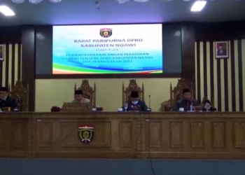APBD Ngawi Tahun 2021 Telah Disahkan dalam Rapat Paripurna DPRD, Berikut Belanja Prioritasnya