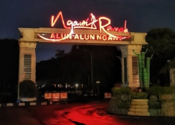 Malam Tahun Baru 2021, Begini Kondisi Alun-Alun Ngawi