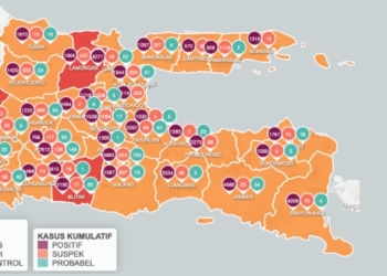 Update COVID-19 Ngawi 6 Januari 2021 : Konfirmasi Baru Bertambah 6 Kasus, Status Zona Merah