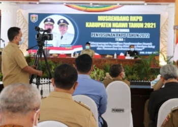 Ony Anwar Pimpin Musrenbang RKPD Ngawi Tahun 2022, Pemulihan Ekonomi Jadi Prioritas