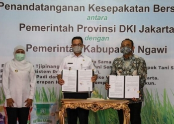 Sambut Baik Kerjasama dengan Pemprov DKI Jakarta, Bupati Ngawi Pastikan Surplus Beras Sejahterakan Petani