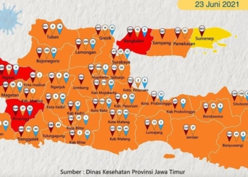 Susul Bangkalan, Status Ngawi Menjadi Zona Merah COVID-19