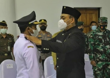 Lantik Kades Majasem, Ony Anwar Ingatkan Prioritas Bersama dalam Pencegahan COVID-19