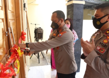 Awal Tahun 2022, Kapolres Ngawi Resmikan Rumah Dinas Wakapolres
