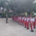 Babinsa Koramil 0805/01 Ngawi Latih Siswa SDN 1 Watualang Baris Berbaris