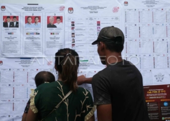 Suara Prabowo-Gibran unggul di TPS PSU Surabaya