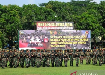 450 prajurit Yonif Raider 509 perkuat pengamanan perbatasan RI-PNG