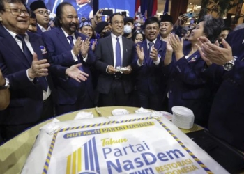3 Sekjen Partai Pengusung Anies Merapat ke NasDem Tower