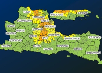 BMKG ingatkan sebagian wilayah Jatim hujan hari H pemilu