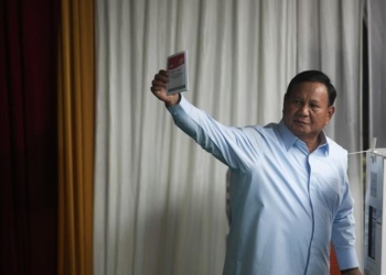 Momen Prabowo dan Gibran Nyoblos di Pemilu 2024