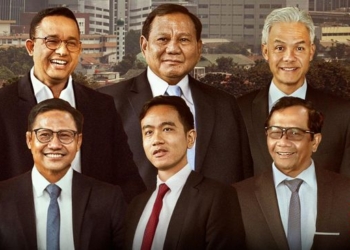 Elektabilitas Anies, Prabowo, Ganjar Berbagai Survei Terbaru Februari