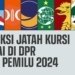 Prediksi Jatah Kursi Partai di DPR Hasil Pemilu 2024