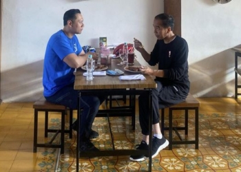 Jokowi Tersenyum Respons Isu AHY dan Hadi Jadi Menteri: Tunggu Besok