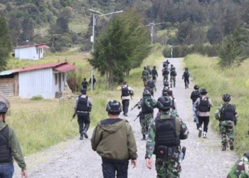 Satgas TNI dan KKB Kontak Tembak di Yahukimo, 1 Orang Tewas
