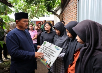 Wali Kota Maidi serahkan santunan untuk keluarga satlinmas yang wafat