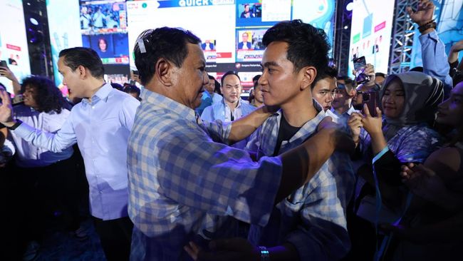 Hasil Quick Count Konfirmasi Prabowo-Gibran Menang Satu Putaran