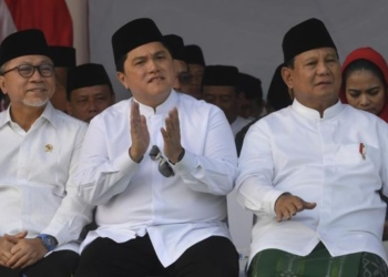 Ganjar-Mahfud Unggul di TPS Erick Thohir, Prabowo-Gibran Posisi Buncit