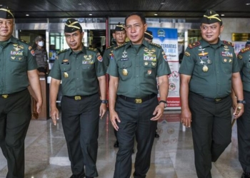 Panglima TNI Rotas 61 Perwira Tinggi AD, AL dan AU