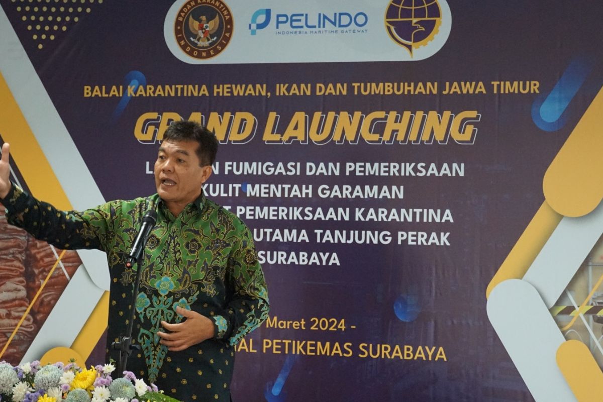 Barantin luncurkan layanan karantina Pelabuhan Tanjung Perak