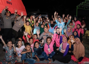 Polres Gresik gelar bakti sosial dan trauma healing pascagempa Bawean