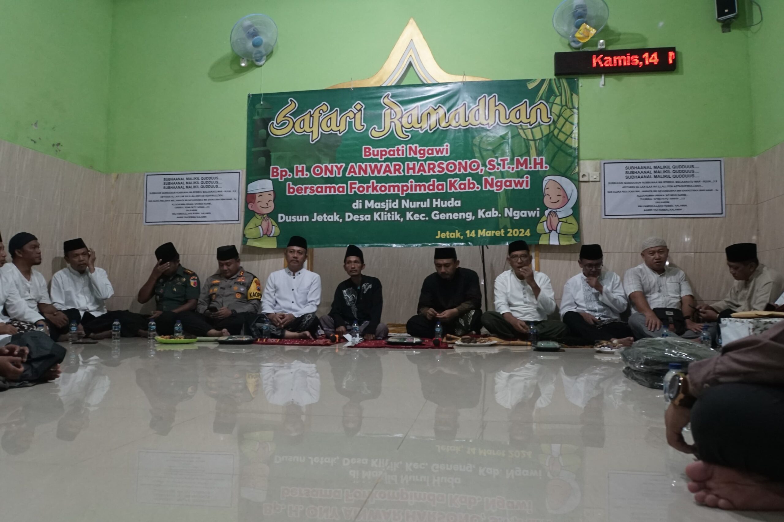 Perdana, Safari Ramdhan diMasjid Nurul Huda, Jetak, Klitik.