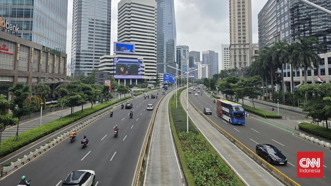 Jalanan Jakarta Lengang di Hari Pertama Puasa Ramadan 2024