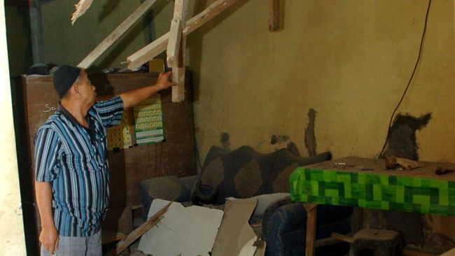 Rumah Hingga Musala di Gresik Rusak Diguncang Gempa Tuban M 6,5