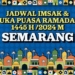 INFOGRAFIS: Jadwal Imsakiyah dan Buka Puasa Ramadan 1445 H/2024 Semarang