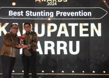 Pemkab Barru Sabet Penghargaan Best Stunting Prevention