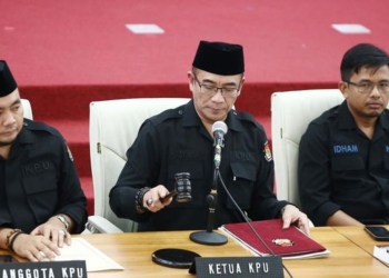 Momen KPU Umumkan Hasil Pemilu 2024