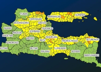 BMKG perkirakan cuaca ekstrem melanda sejumlah wilayah di Jatim