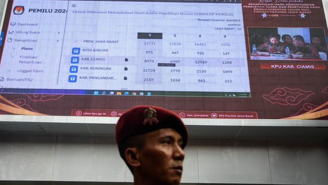 KPU DKI Mulai Rekapitulasi Penghitungan Suara, Saksi AMIN Belum Hadir