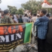 Demo Hak Angket Pemilu Curang di Solo, Spanduk Mega-AMIN Terbentang