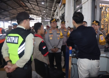 Polresta Sidoarjo maksimalkan pengamanan arus balik penumpang KAI