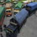 Sopir Truk-Bus Protes 12 Jam Tertahan di Pelabuhan Bakauheni