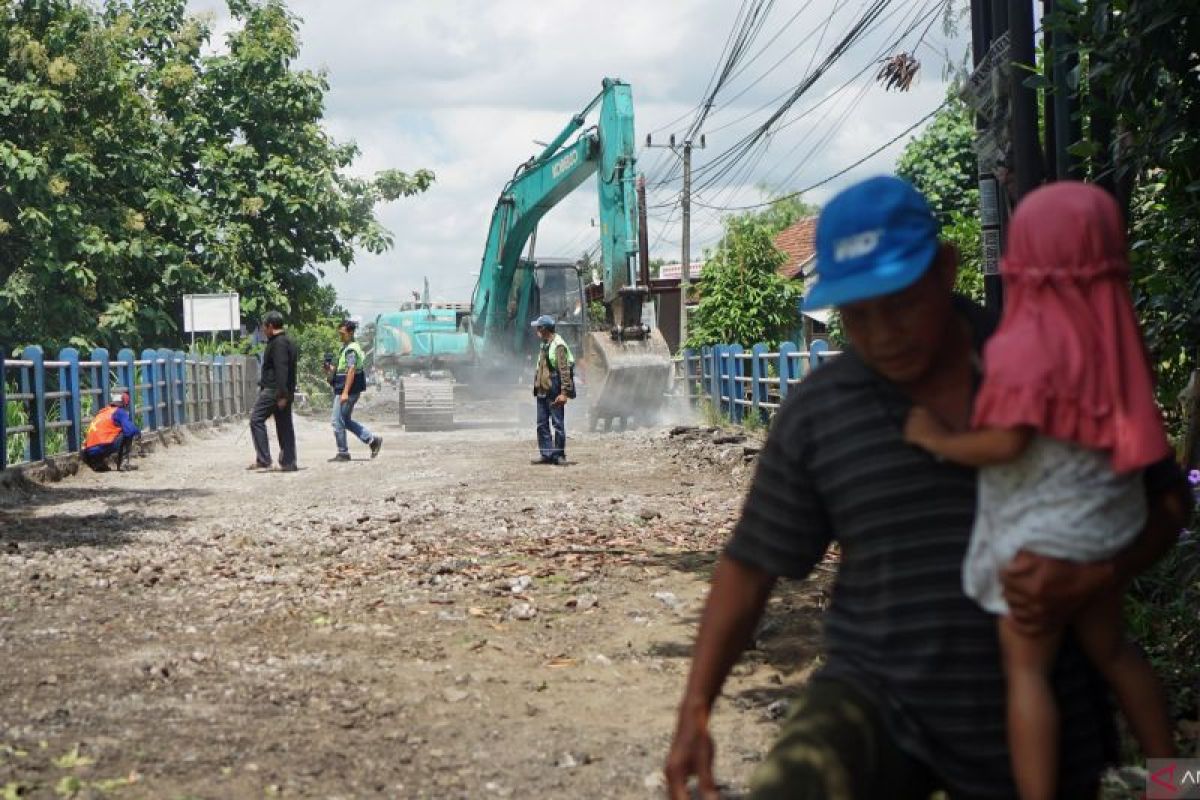Imbas perbaikan jembatan, Satlantas Tulungagung rekayasa lalu lintas