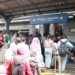 Kepadatan penumpang masih terlihat di stasiun wilayah Daop Jember