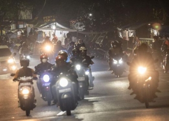 Pemudik Motor Mendominasi Jalur Utama Cianjur, 500 Unit per Menit