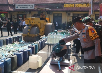Polres Madiun Kota musnahkan narkoba-miras jelang Lebaran 2024