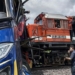 Bus Penumpang Ditabrak Kereta Api di OKU Timur