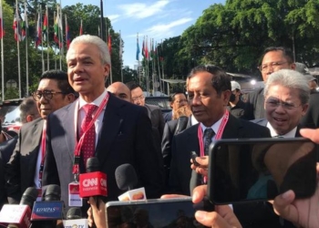 Ganjar-Mahfud Tiba di MK Jelang Putusan Sengketa Pilpres 2024