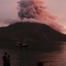 Penampakan Gunung Ruang Usai Kembali Erupsi
