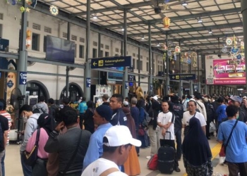 Puncak Arus Mudik di Stasiun Senen Diprediksi 6 April